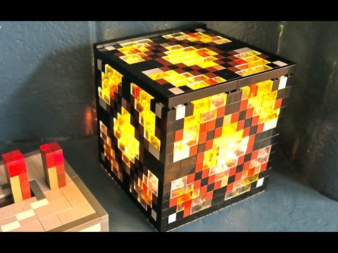 Insane LEGO Redstone Lamp in Minecraft!