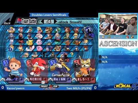 "Ascension 12/16/17" - Two MILFs (Lucas+CF) v. Kazoo!pwem (Sonic+Fox) - Losers Semis