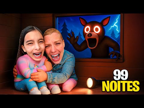 Levei minha MÃE no 99 NOITES NA FLORESTA no ROBLOX! *E me arrependi!