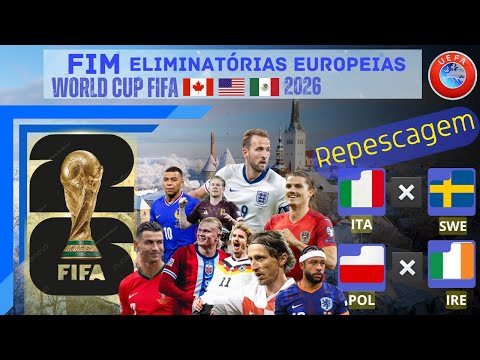 END of the EUROPEAN QUALIFIERS | The 12 Qualified Teams | Play-Off Bracket