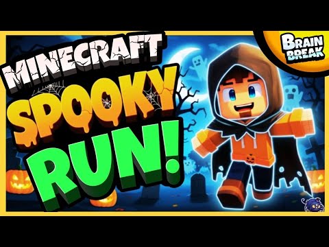 🟧 Minecraft Halloween Run 🟧 Brain Break 🟧 Halloween Brain Breaks for Kids 🟧 Danny Go Inspired