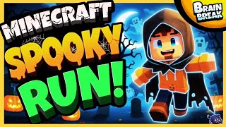 🟧 Minecraft Halloween Run 🟧 Brain Break 🟧 Halloween Brain Breaks for Kids 🟧 Danny Go Inspired