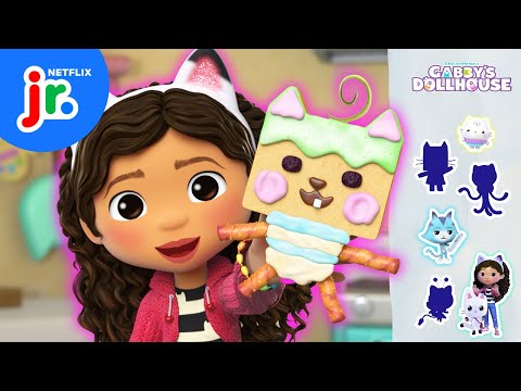Collect All the Gabby Cats STICKERS! 🐱✨ Gabby’s Dollhouse | Netflix Jr