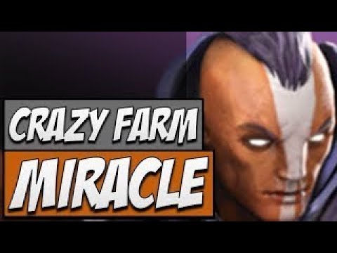 Miracle Dota - Antimage CRAZY FARM | Road to Dota 2 2018