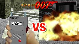 【絶望】スタンガン VS 全敵ロケットランチャー IN アステカに挑戦したらヤバすぎた... 『ゴールデンアイ 007』【GoldenEye 007】【N64】