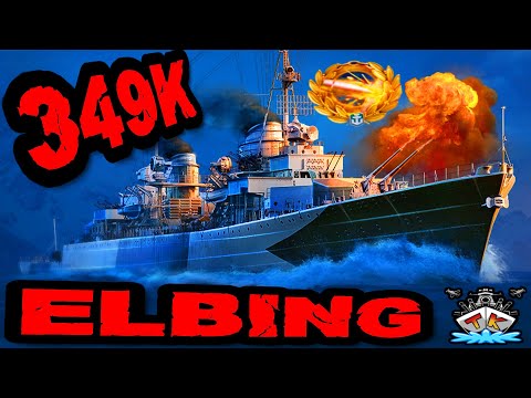 Elbing drückt 349K DMG *WTF!!!* im "300K Club" ⚓️ in World of Warships 🚢