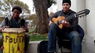 MUST SEE !!!| Flamenco & Haitian Drums| Jeff Pierre - Stephen Duros- Path of light