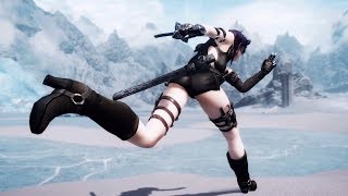Skyrim Mod: GP Followers #010 Maki - animation test 10