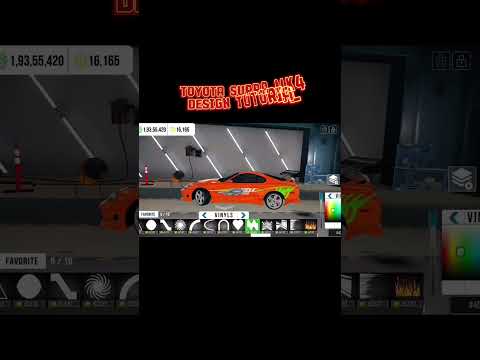 Toyota Supra MK4 Design tutorial - Car  Parking Multiplayer #carparkingmultiplayer #cpm2