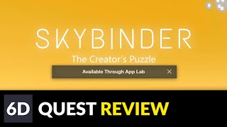 Skybinder | Serene VR Puzzler / Meta / Oculus Quest App Lab Review