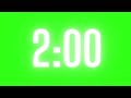 2 Minute Timer green screen