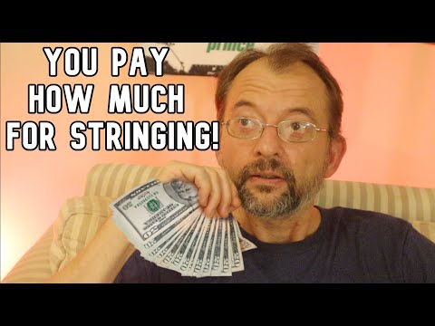 YouTube video about: How much does it cost to restring a tennis racket?