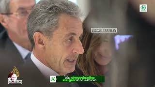 Xukun taariikhi ah: Madaxweynihii hore ee Faransiiska Nicolas Sarkozy oo xabsi galay kadib..........