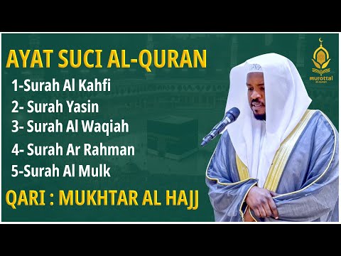 Murottal AlQuran Merdu   Murottal Ngaji Merdu Surat Al Kahfi ArRahman AlMulk Yasin AlWaqiah