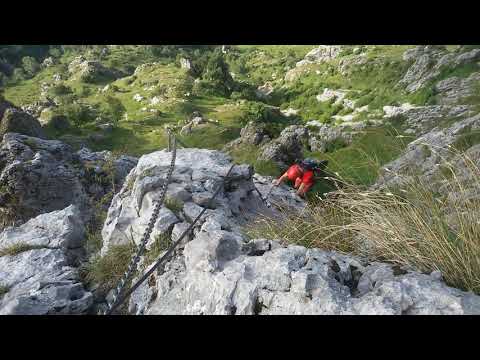 Ferrata centenario CAO monte Grona - scorcio