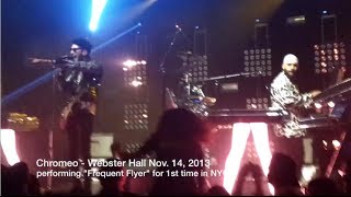 Chromeo debuts &quot;Frequent Flyer&quot; Live at Webster Hall, NYC