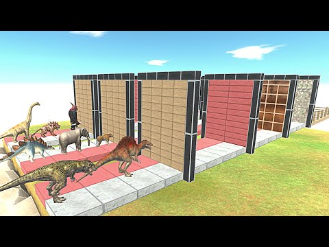 Block Race - Animals Of Different Sizes - Animal Revolt Battle Simulator #arbs #animals #dinosaur