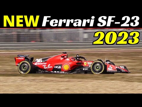 NEW Ferrari SF-23 Worldwide First Time Run - February 14th, 2023 - Leclerc & Sainz, Pista di Fiorano