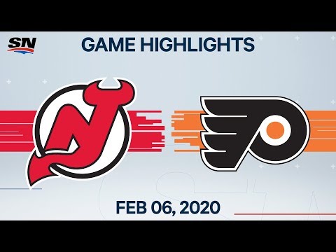 NHLハイライト｜デビルズ対フライヤーズ 2020年02月06日 (NHL Highlights | Devils vs Flyers - Feb. 06, 2020)