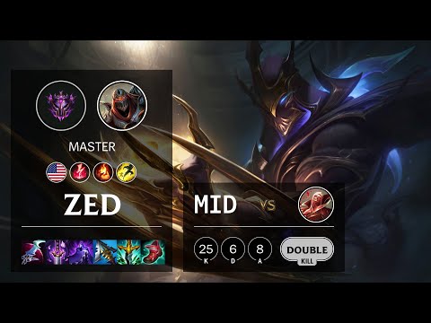 Zed Mid vs Vladimir - NA Master Patch 11.18