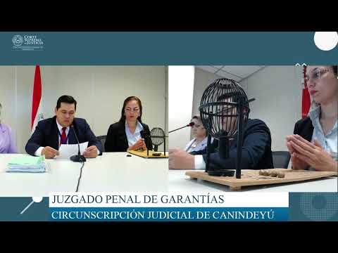 20/03/2026 -  Sorteo de Expediente del Juzgado Penal de Garantías Nº 3 de Saltos del Guairá