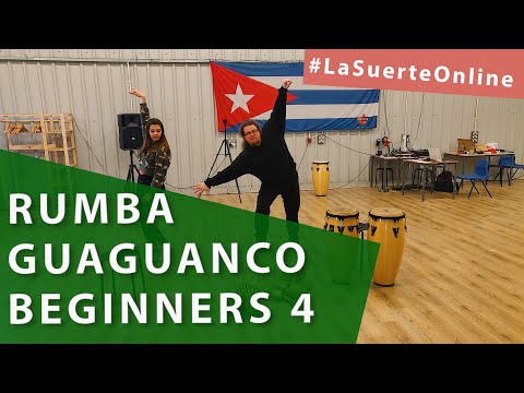 Rumba Guaguanco Beginners - Cuban Rumba, Class 4 #LaSuerteOnline