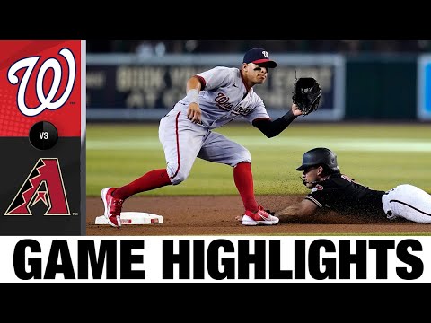 Nationals vs. D-backs Game Highlights (7/23/22) | MLB Highlights