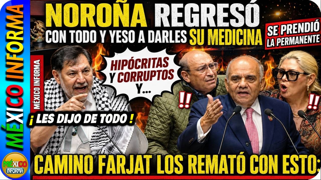 NOROÑA REGRESÓ CON TODO Y YESO A DARLES SU MEDICINA. FARJAT LOS REMATÓ CON ESTA FRASE. SE CALENTÓ.