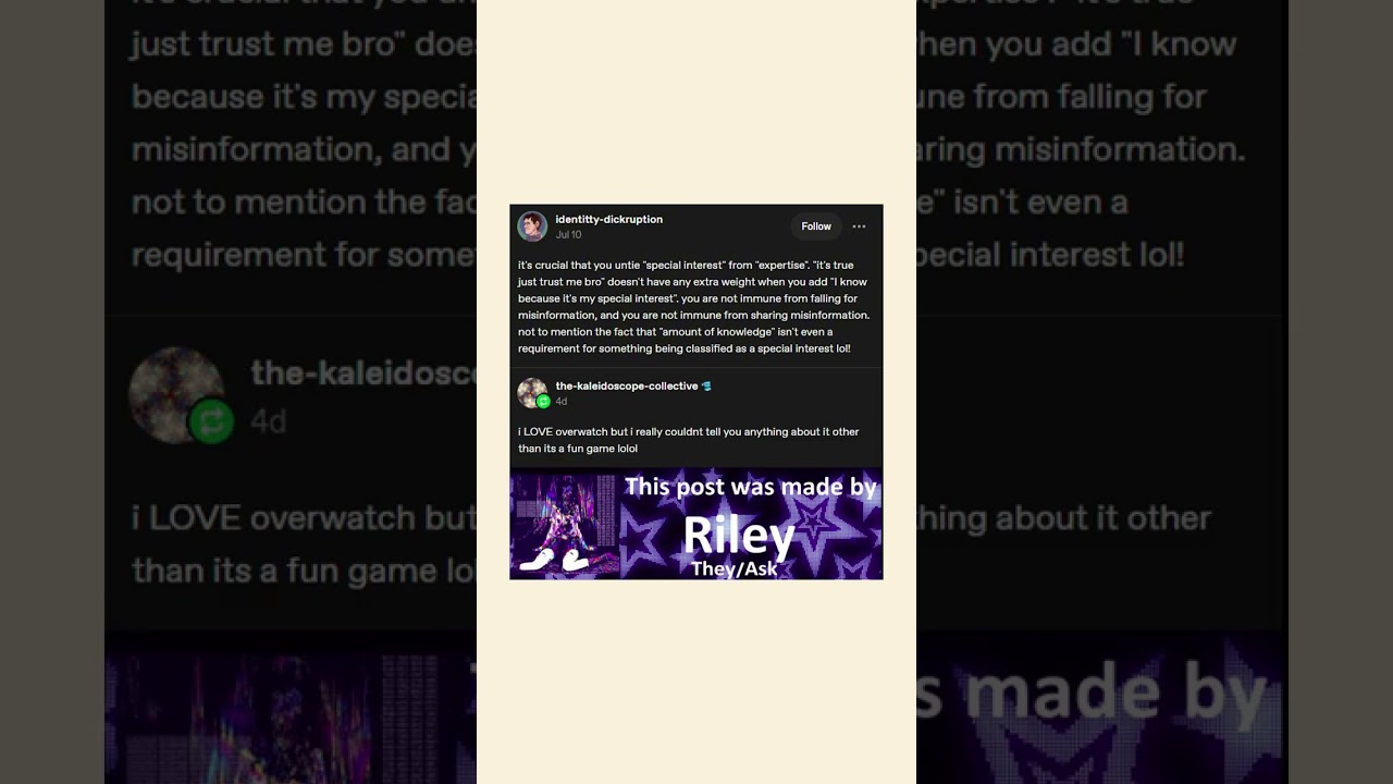 Special ≠ Expert Tumlr Post
