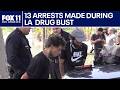 13 arrested in LA drug bust at MacArthur Park | FOX 11 LA