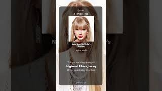 Never Grow Up (Taylor's Version) By Taylor Swift #shorts #taylorswift