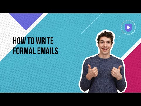 How to write formal emails