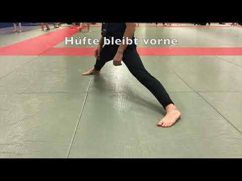 Aktive Dehnung im Spagat