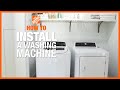 How To Install A Washing Machine The Home Depot