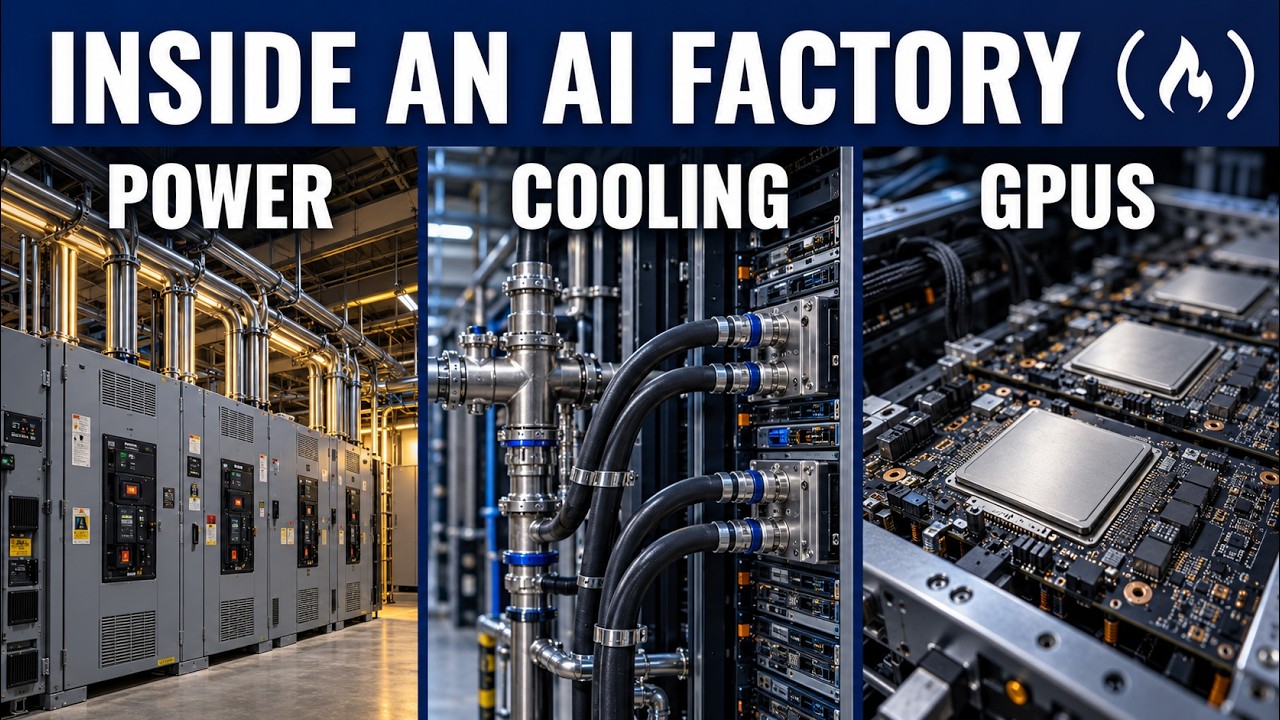 Inside an AI Factory – Power, Cooling, and GPUs Explained
