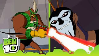 Epic Wrestling Battle! | Ben 10 Omniverse | Cartoon Network | Cartoons for Kids