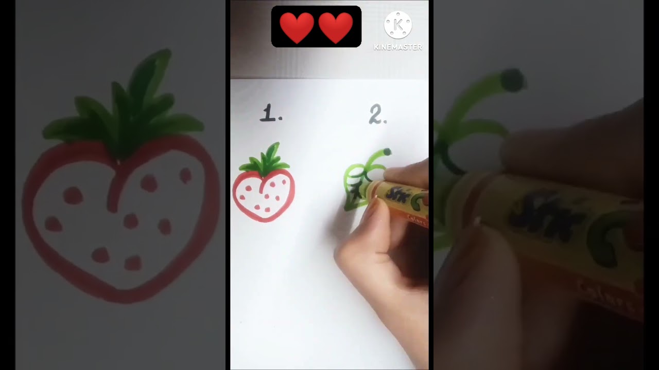 draw with heart shape ❤️| easy drawing| #love #satisfying #drawing #art #viral #shorts