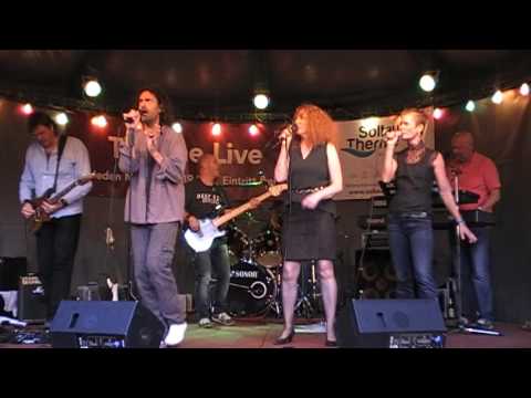 She loves to dance: Soltau Therme 17.07.2017 Dr. Heartbreaks Rockorchestra