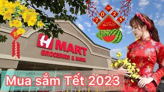 New Year Shopping at H Mart-The largest Asian supermarket chain in America
