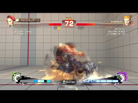 SSF4AE nao6280 (Cammy) vs Momome (Guile) 720p HD.mp4