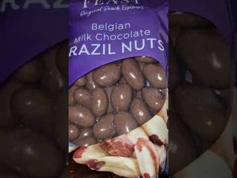 Belgian Milk Chocolate Brazil Nuts #Shorts
