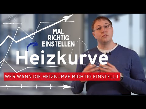 Die Heizkurve: Wie stelle ich sie richtig ein?