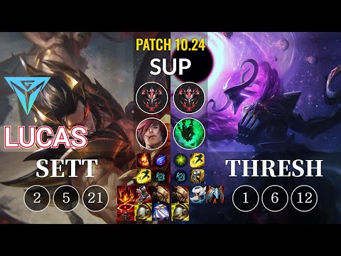 IGY Lucas Sett vs Thresh Sup - KR Patch 10.24