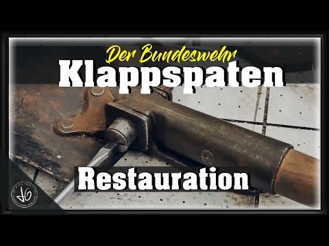 Alten Bundeswehr Klappspaten restaurieren - Buschraft Gear -Aus ALT mach NEU -  MYOG