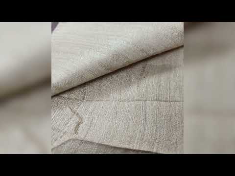 Natural undyed tabby silk fabric ideal for use by textile ar...
