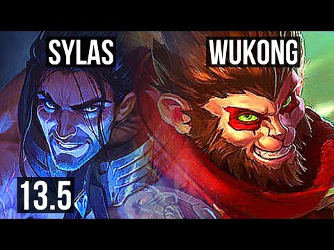 SYLAS vs WUKONG (JNG) | 81% winrate, 3/0/2 | KR Grandmaster | 13.5