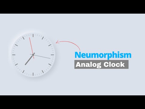 Javascript Clock Css Working Analog Clock Ui Design