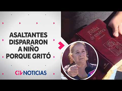 Revelan dramático momento en que niño fue baleado por delincuentes: Le dispararon porque gritó
