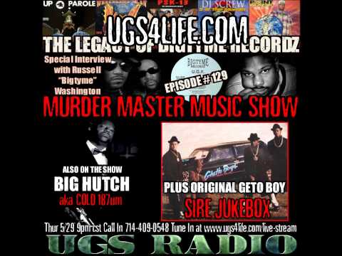Murder Master Music Show - Original Geto Boy Jukebox Speaks on Harry-O, Scarface, J-Prince and more