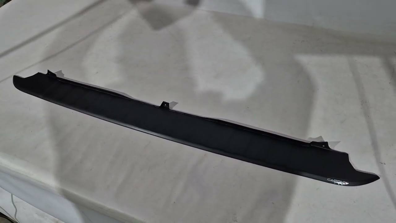 Накладка на Задний Бампер EuroCap (ABS) Video 1